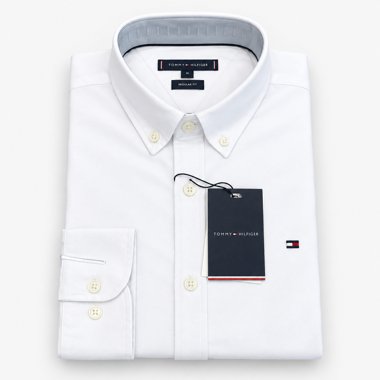 PREMIUM OXFORD COTTON MEN'S SHIRT SOLID WHITE